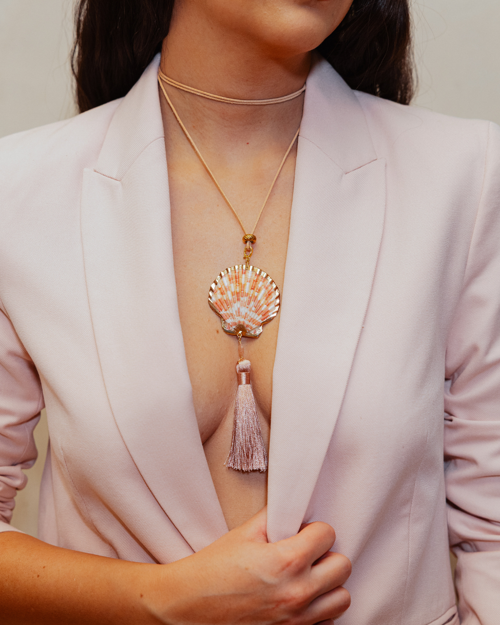 Collar Charm Coral Eia Jewelry