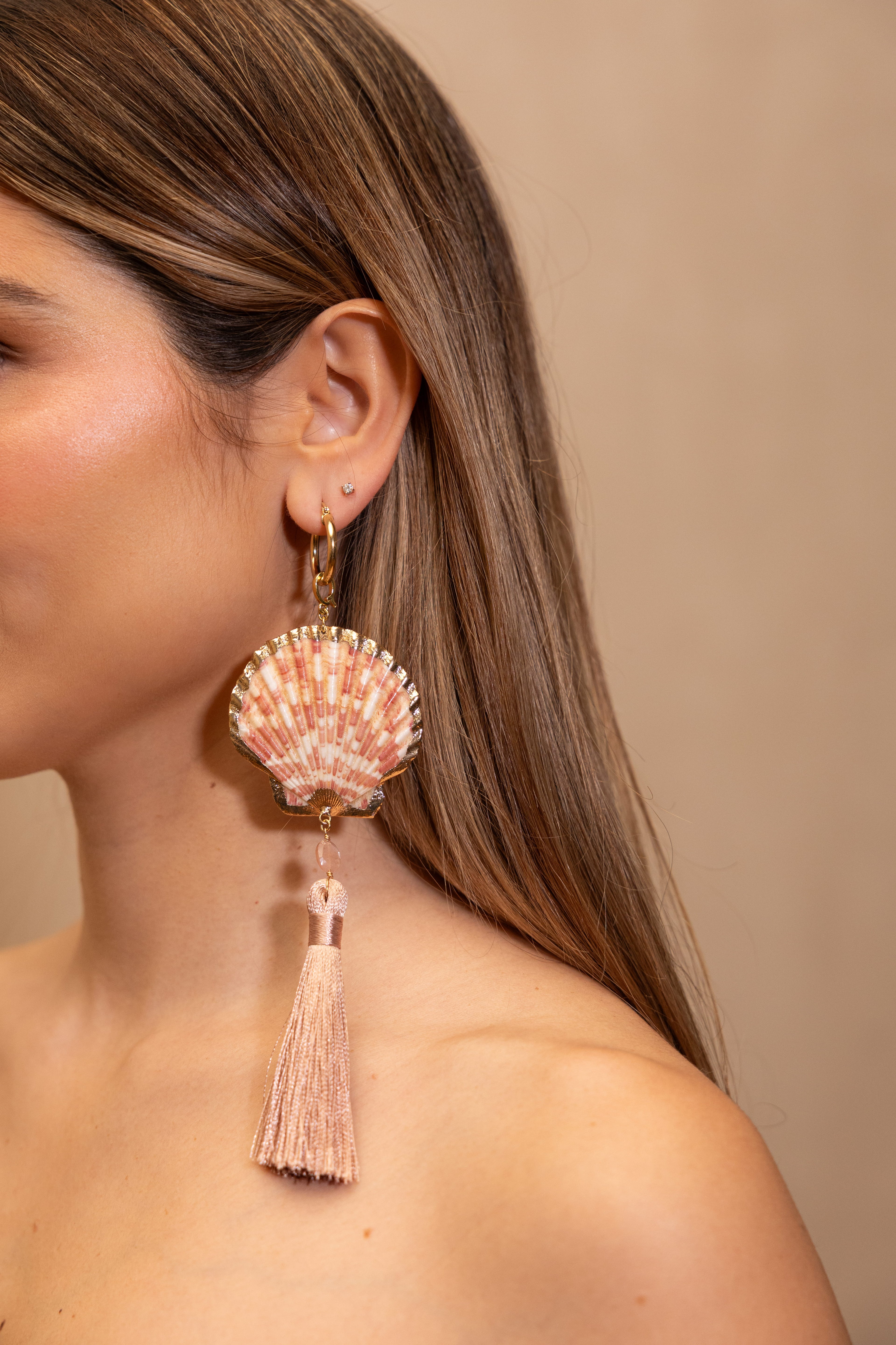 Collar Charm Coral